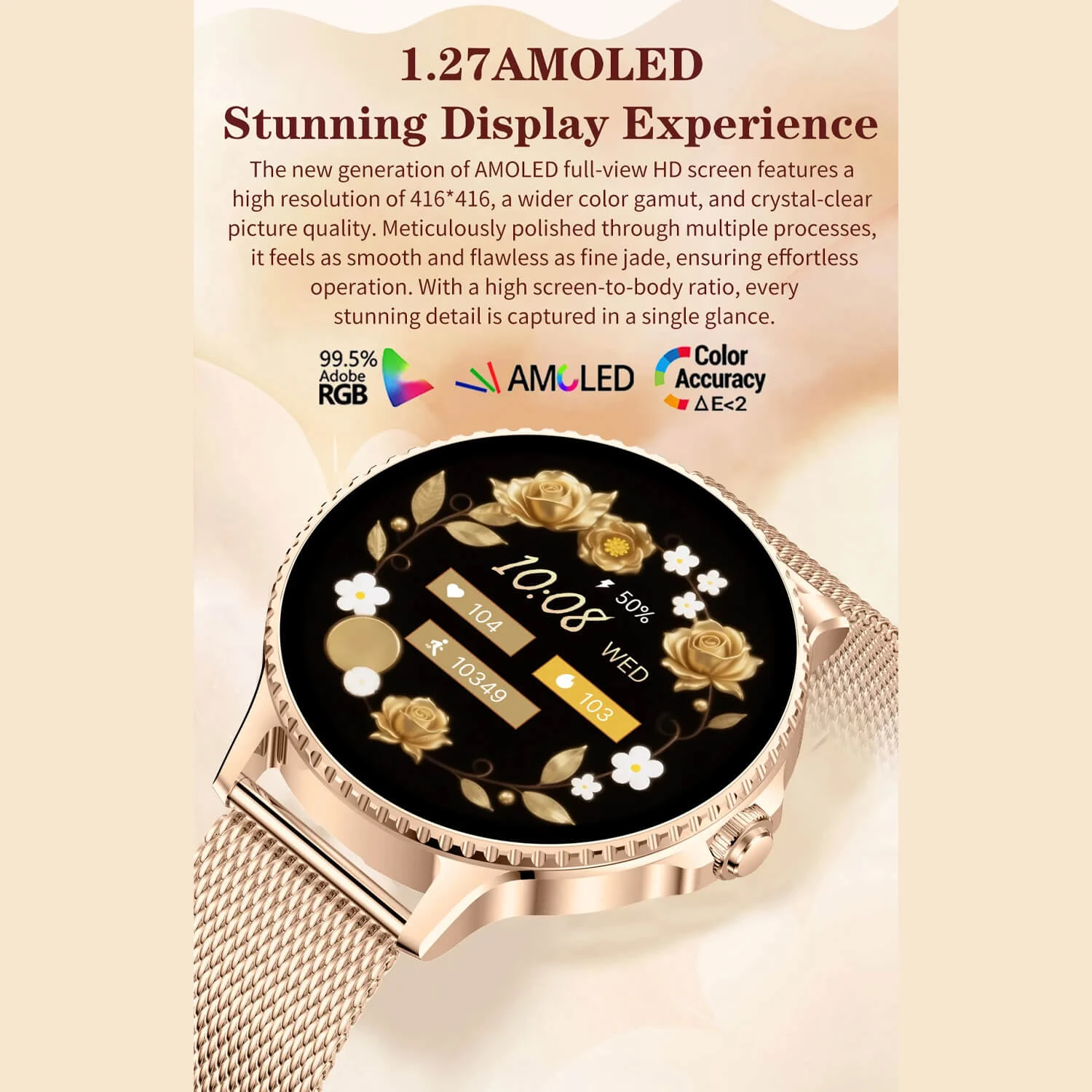 Smartwatch Microwear I225 - Silver Steel
