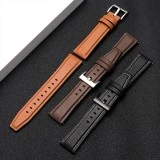 Bakeey Λουράκι Δερμάτινο 22mm με Quick Release - Brown