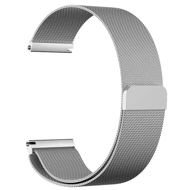 Bakeey  Λουράκι Milan Stainless Steel ΄ 22mm με Quick Release- Silver Steel