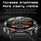 Smartwatch Microwear AK82 - Silver Steel