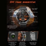 Smartwatch Microwear AK82 - Silver Steel