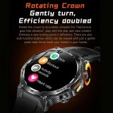 Smartwatch Microwear AK82 - Silver Steel