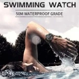 SMAEL 1802 Sports Watch Digital Display - Gold