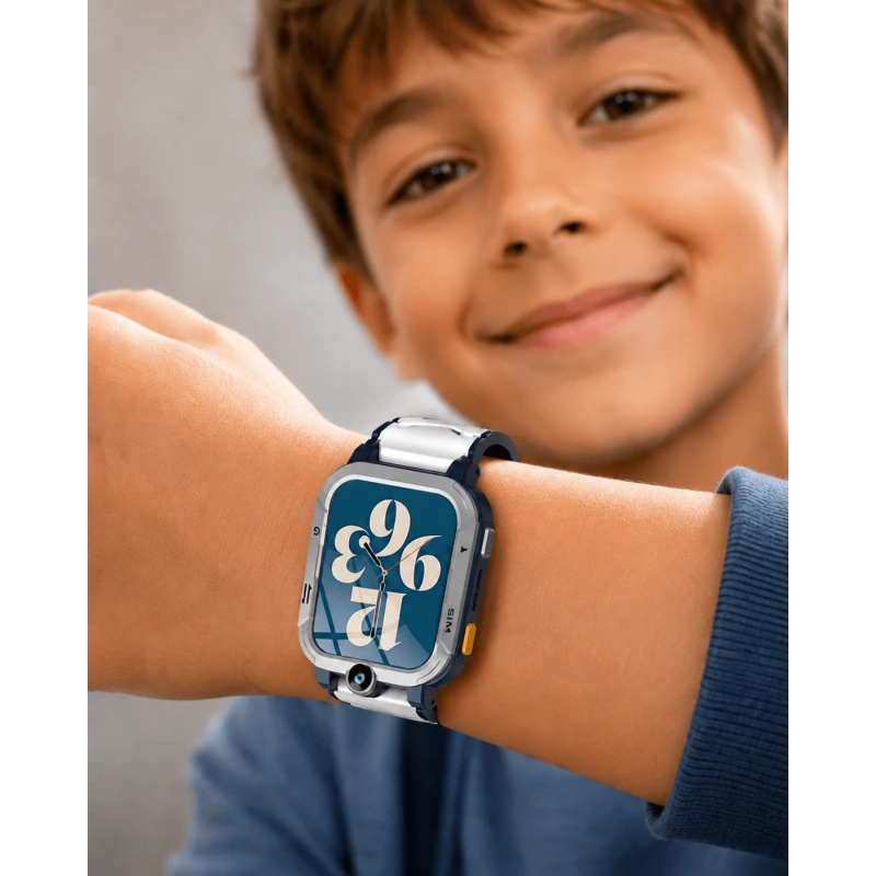 Smartwatch Microwear Y86 4G GPS WIFI - Grey Silicone
